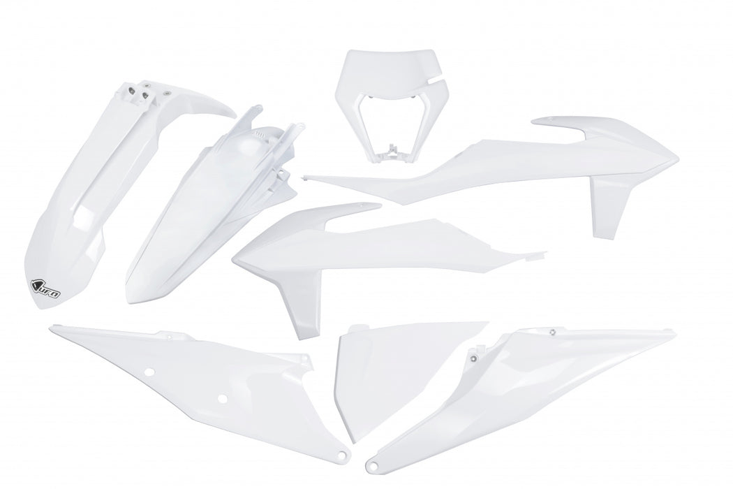 Kit plastiche / Con portafaro Ktm - bianco 20-21